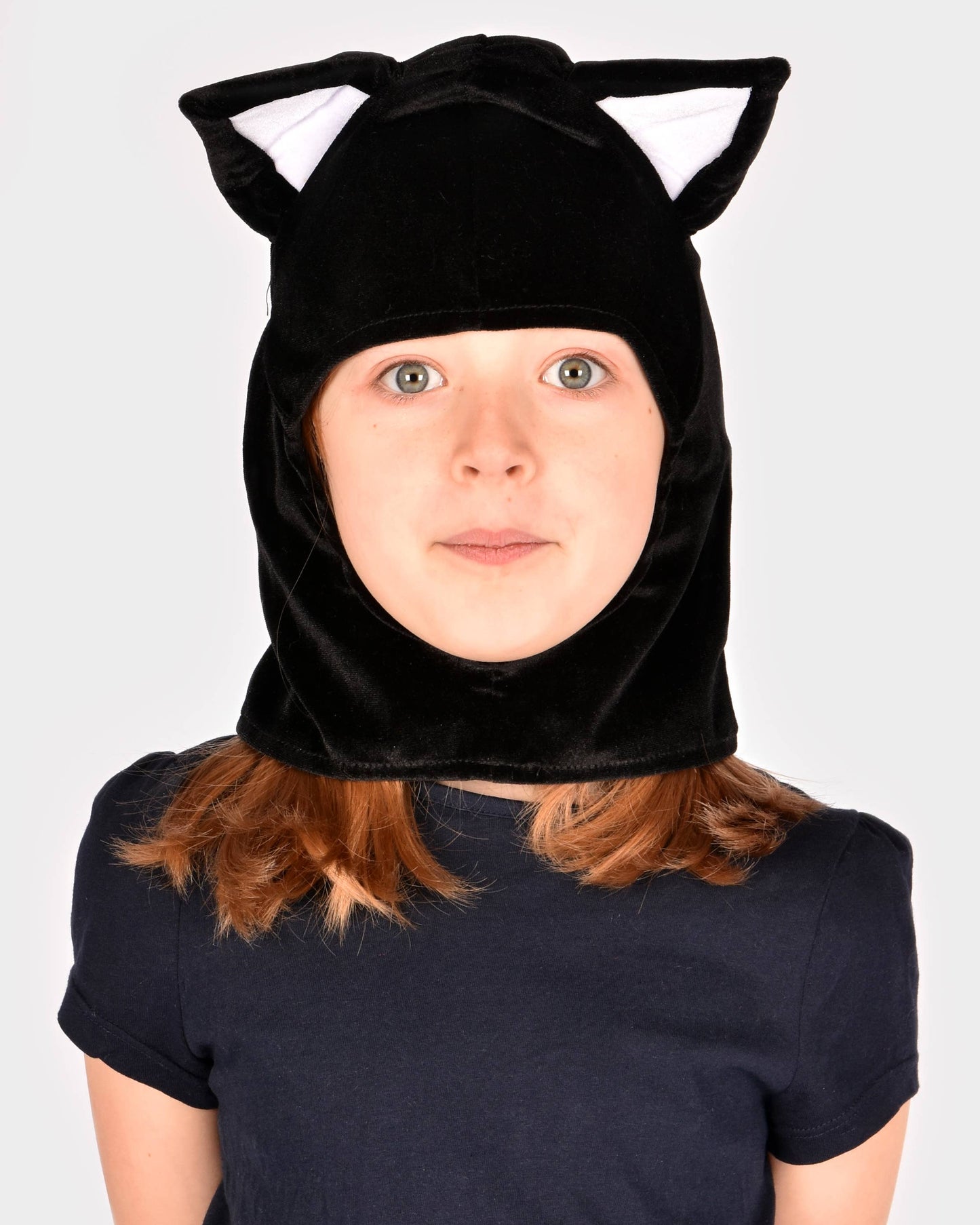 Black cat set (hood and tail) 3-5 years