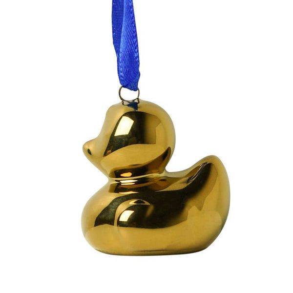 Decoração de Natal Pato Dourado