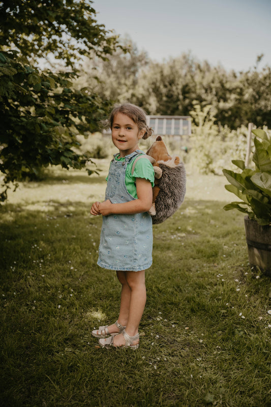 Children's Plush Hedgehog Backpack