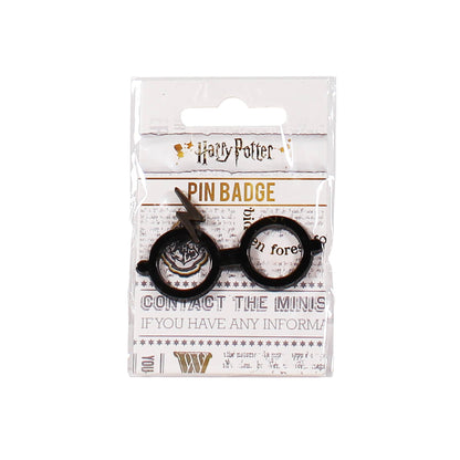 Broche em verniz - Harry Potter (óculos e cicatriz)