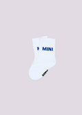 Chaussettes Bébé/Enfant « MINI » - Bleu