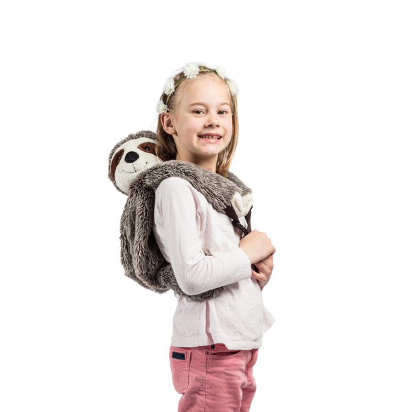 Sac à dos peluche enfant paresseux - Wild & Soft