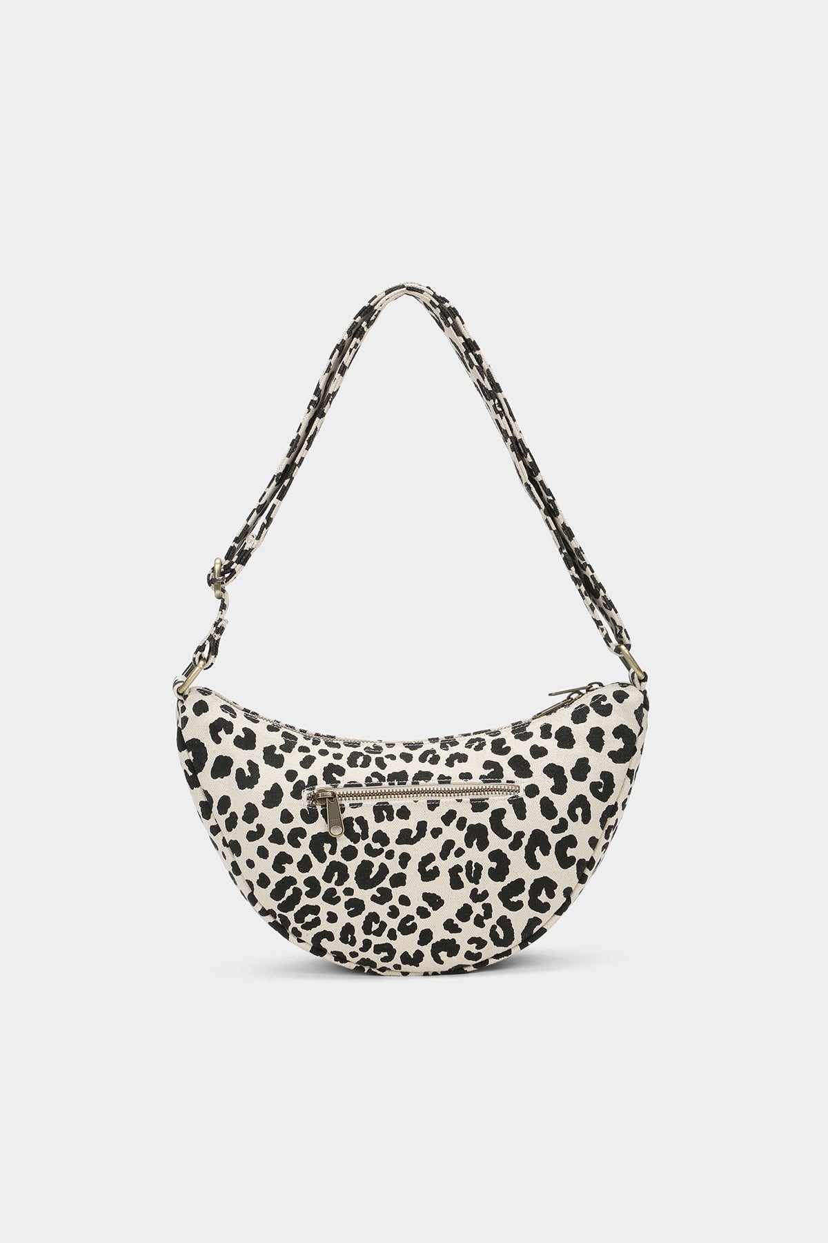 Sac banane Andrea Léopard écru