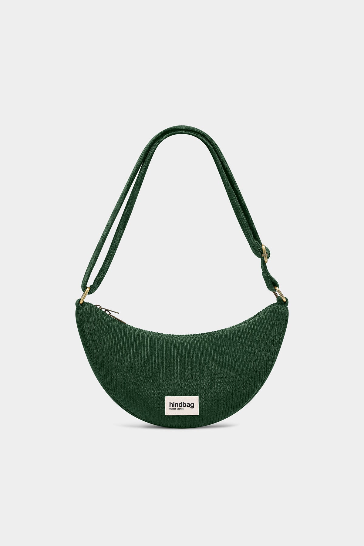 Sac banane Andrea Velours Sapin