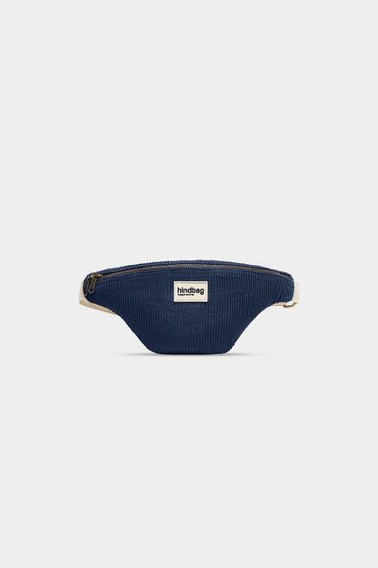 Sac banane Olivia Velours Marine