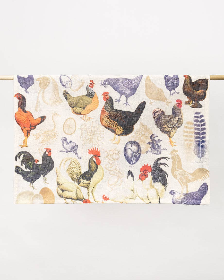 Torchon Poules & Poussins – produit scientifique Cognitive Surplus EU, vue 3