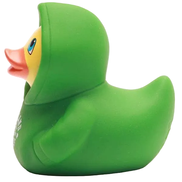 Felpa con cappuccio Duck Ireland - Verde