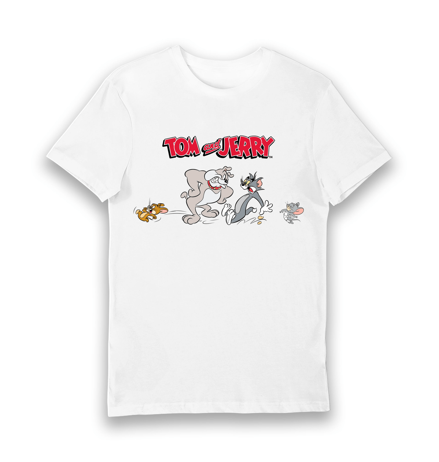 T-shirt adulte Tom et Jerry personnages