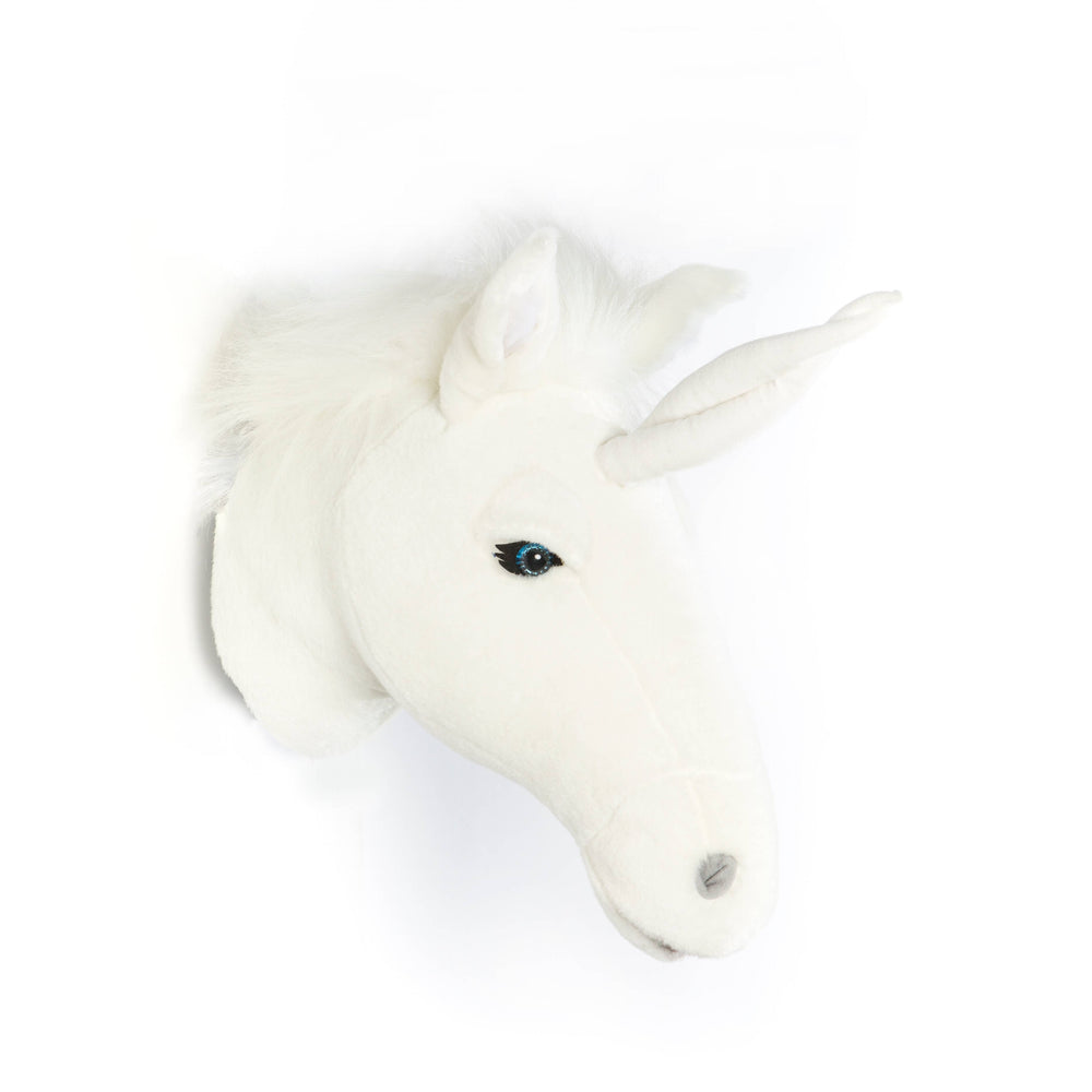 Décoration Murale Peluche Claire la Licorne Blanche