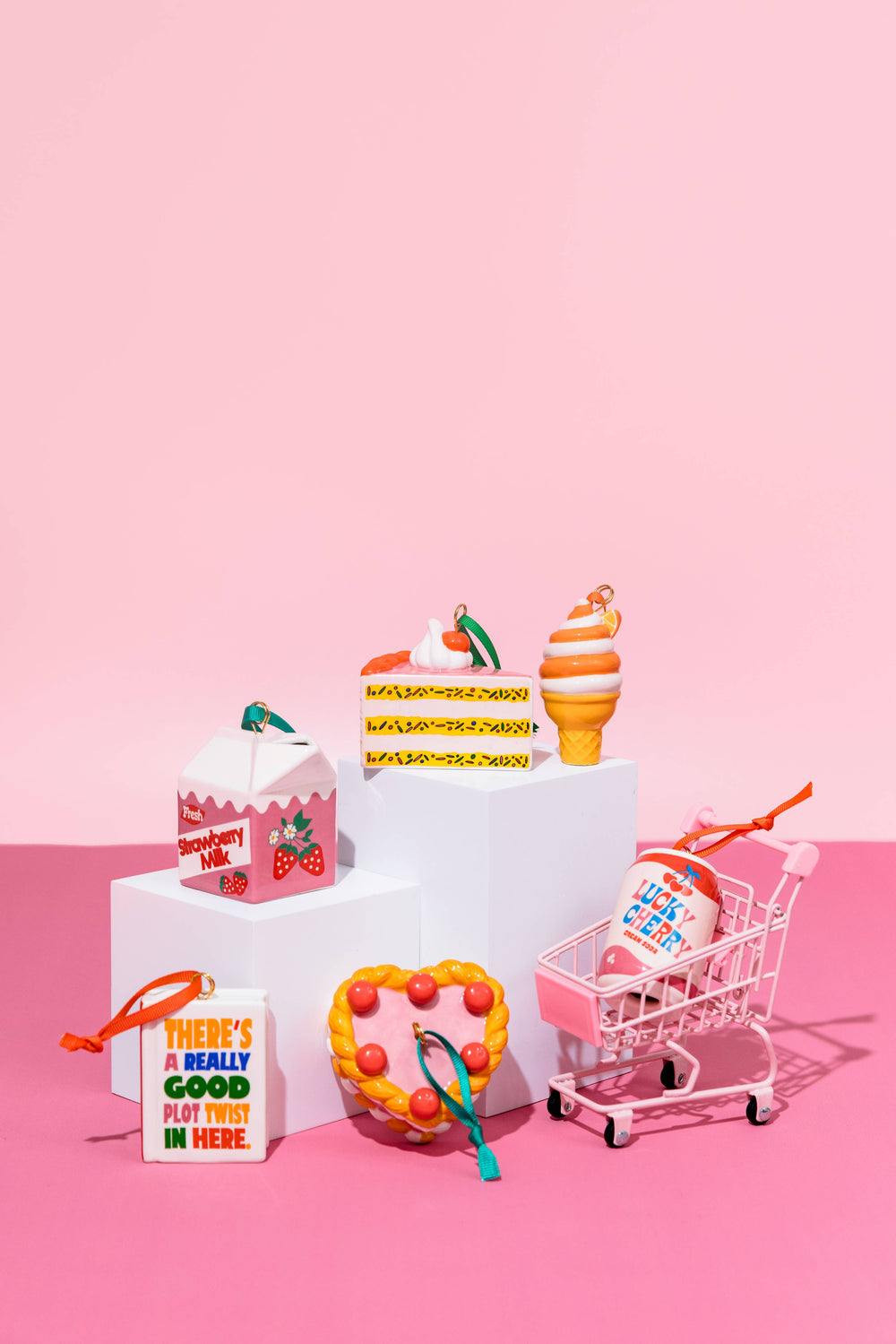Décoration à Suspendre Gâteau en Forme de Cœur