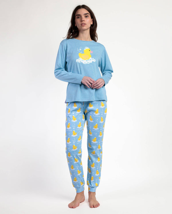 Pyjama manches longues Femme - Canard « Sweet Duckling”