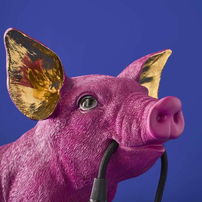 Lámpara de mesa Pink Pig