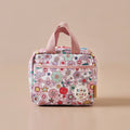 Retro Floral Insulated Lunch Bag for Children
