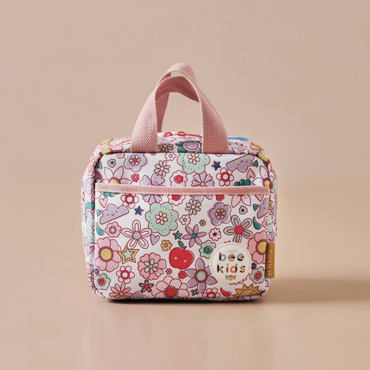 Sac Sac à Lunch Isotherme Floral Rétro pour Enfants Just Bee Kids