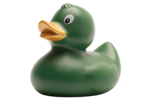 Pato verde oscuro