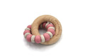 Anneau de Dentition Bonbon « Peony » - Silicone & Bois