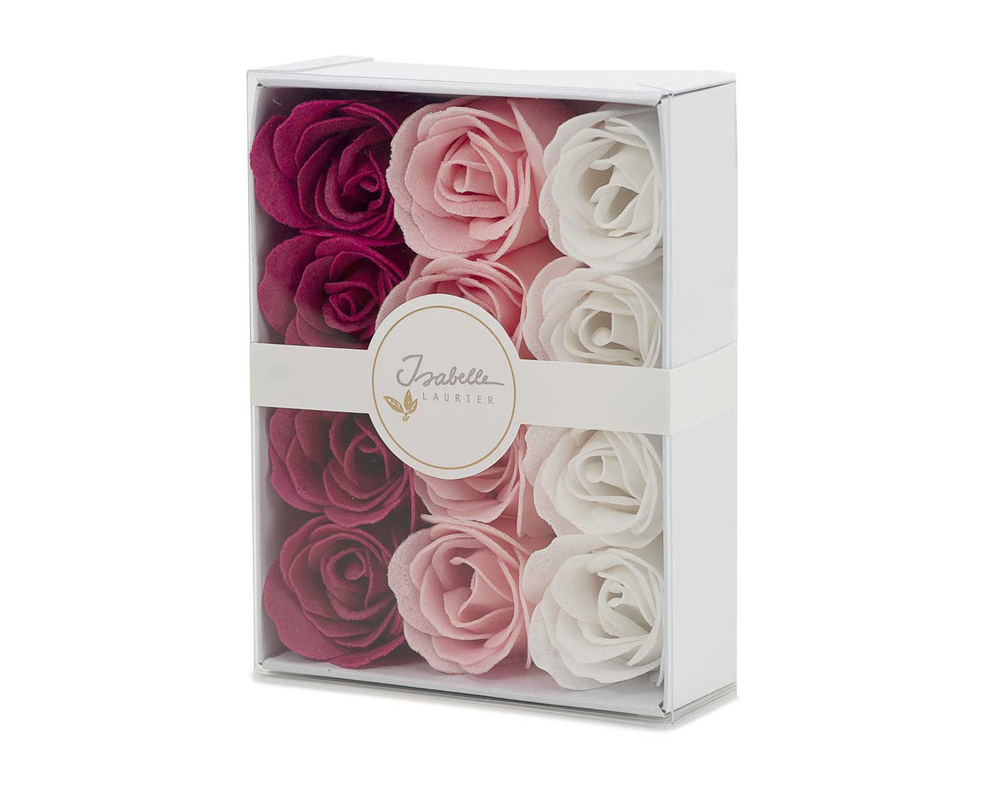 Set de regalo de lujo de 12 rosas de baño