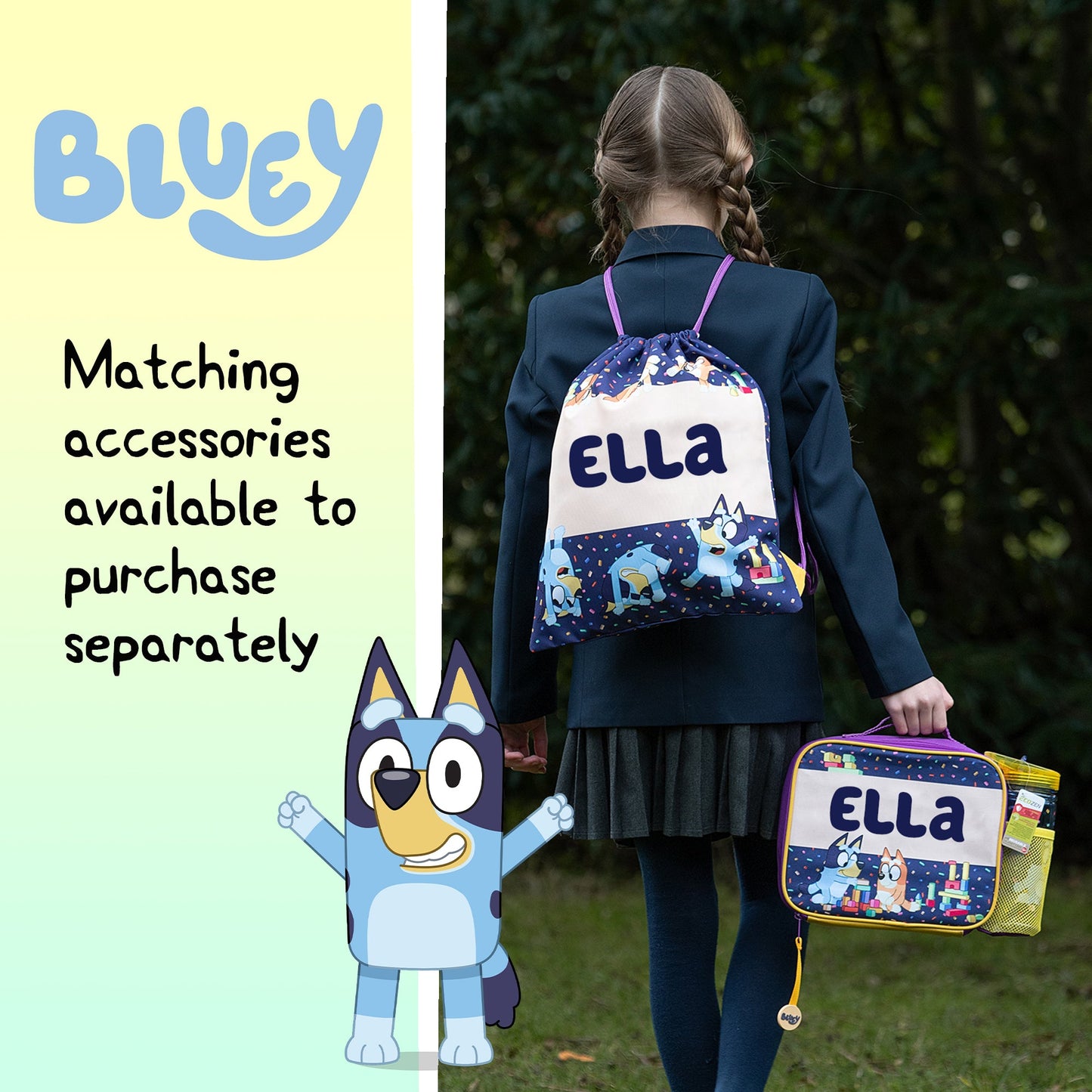 Sac à cordon – Official Bluey | PE Bag | Fringoo