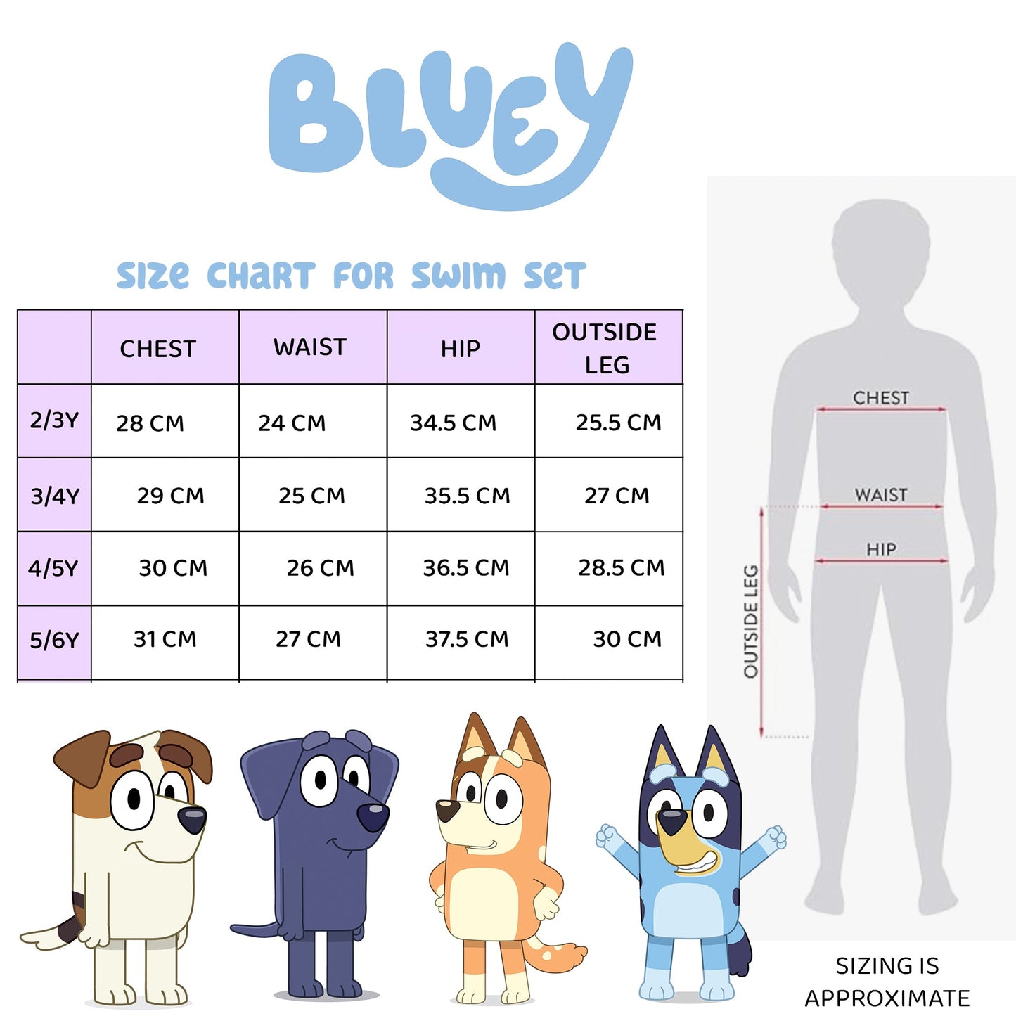 Ensemble de bain – Bluey