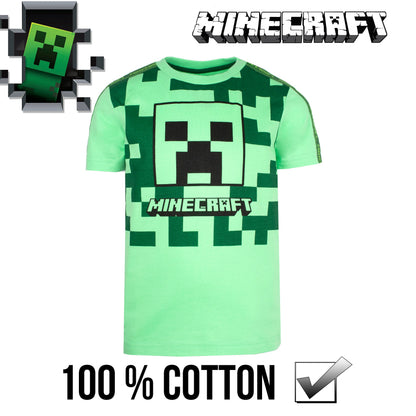 Minecraft Creeper T Shirt – vert