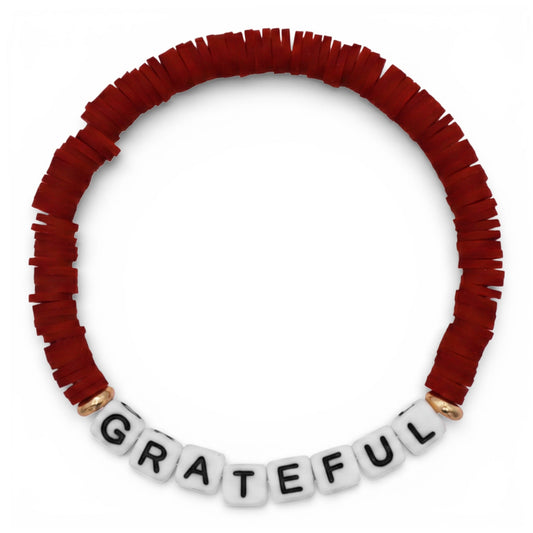 Bracelet Amitié Swifties GRATEFUL - Bordeau