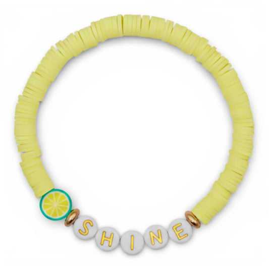 Bracelet Amitié Swifties SHINE - Jaune clair