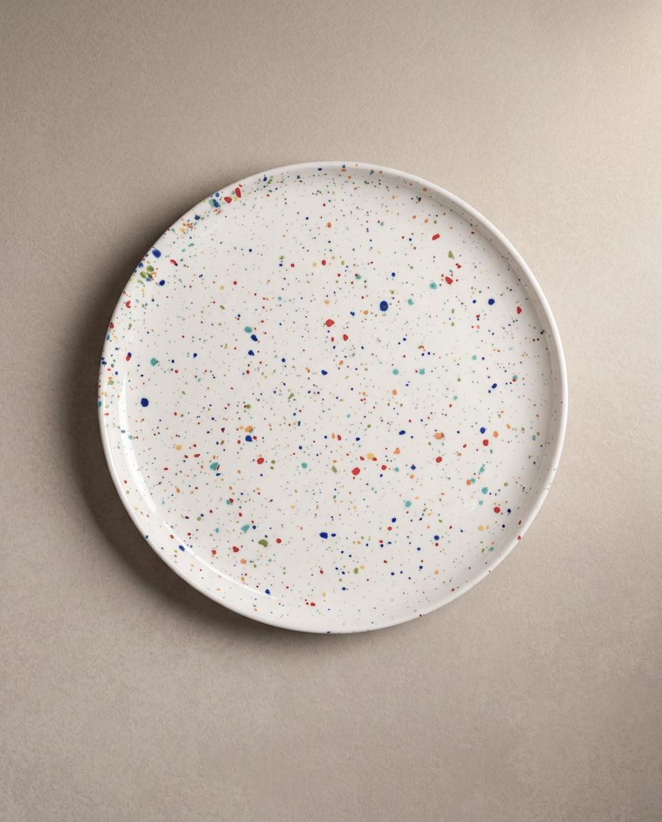 New Party Dinner Plate 27cm - Mix 6 Pieces