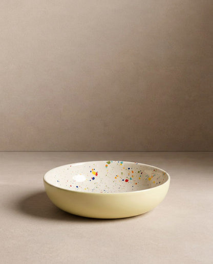 Breeze Party In Stoneware Pasta Plate 21cm 4 Pieces Set Mix Color