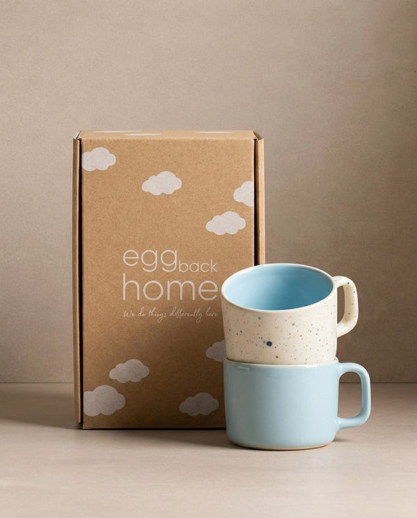 Breeze Party In/Out Stoneware Duo Set Mug 240ml Blue