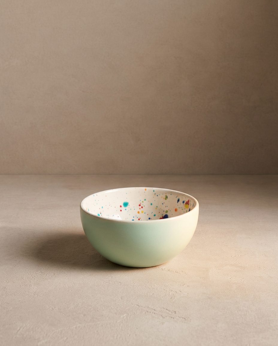 Breeze Party In Stoneware Mini Bowl Green