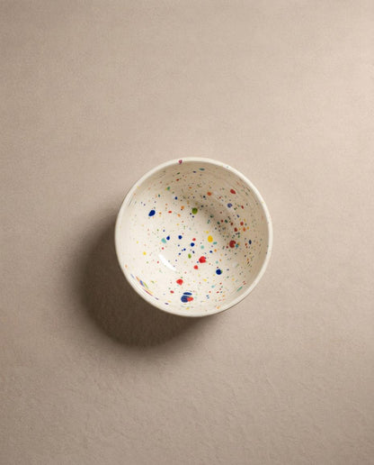 New Party Mini Bol Blanc – bol en grès fait main – Egg Back Home