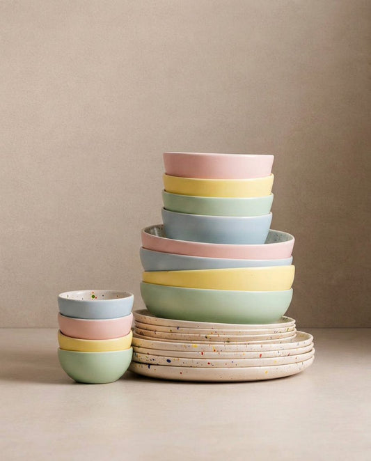 Breeze Party Stoneware 20 Pieces Tableware Set