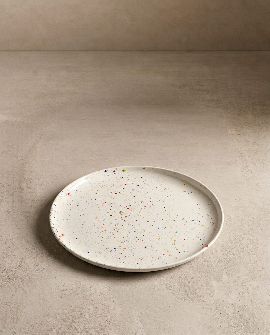New Party Salad Plate 22cm White