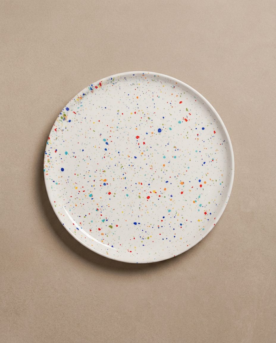 New Party Dinner Plate 27cm White