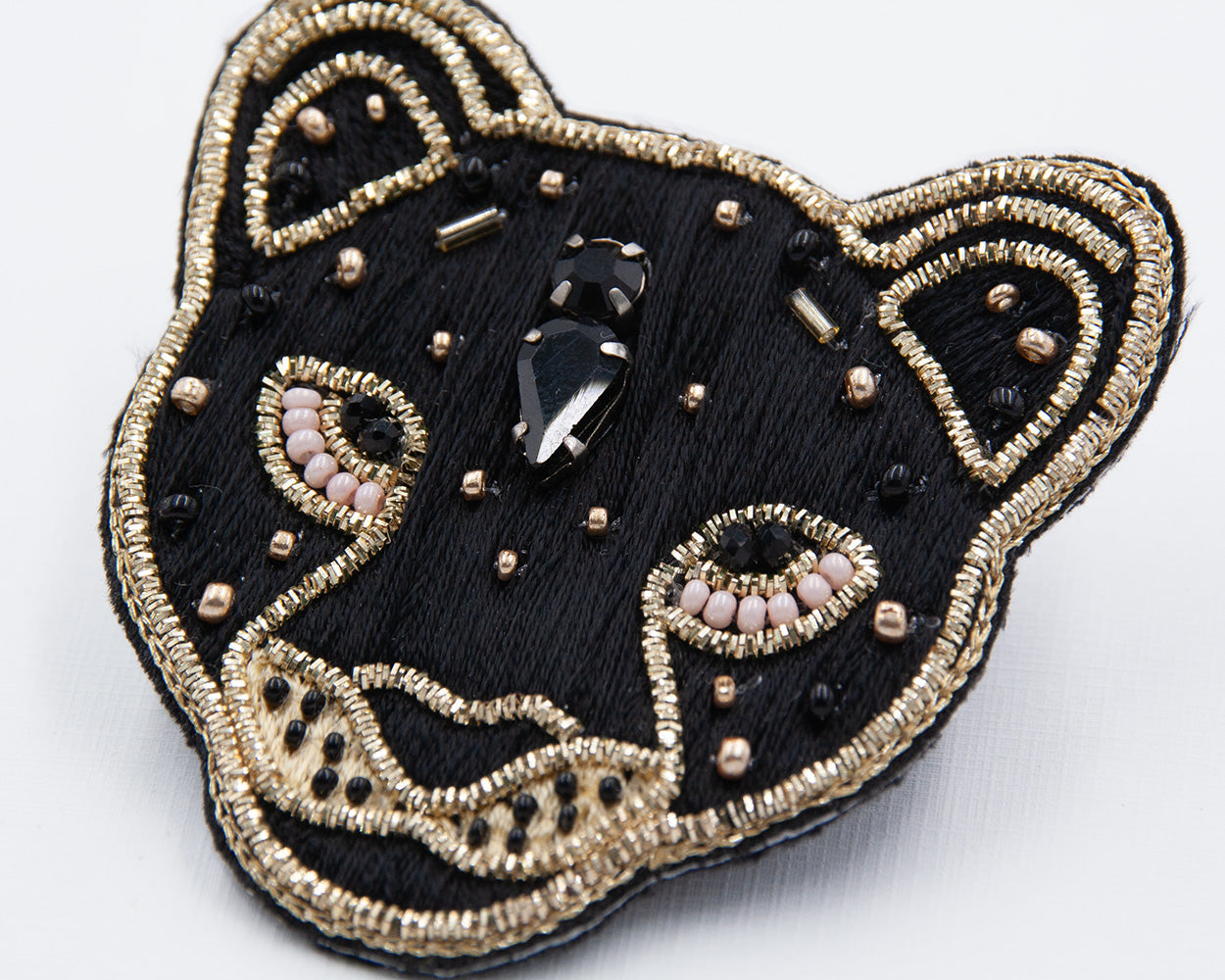 Black Leopard - Brooch