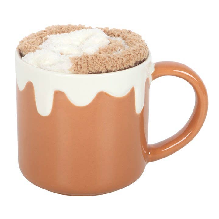Mug et chaussettes Roulé à la cannelle