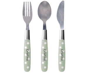 Set de Couverts Sauge à Pois