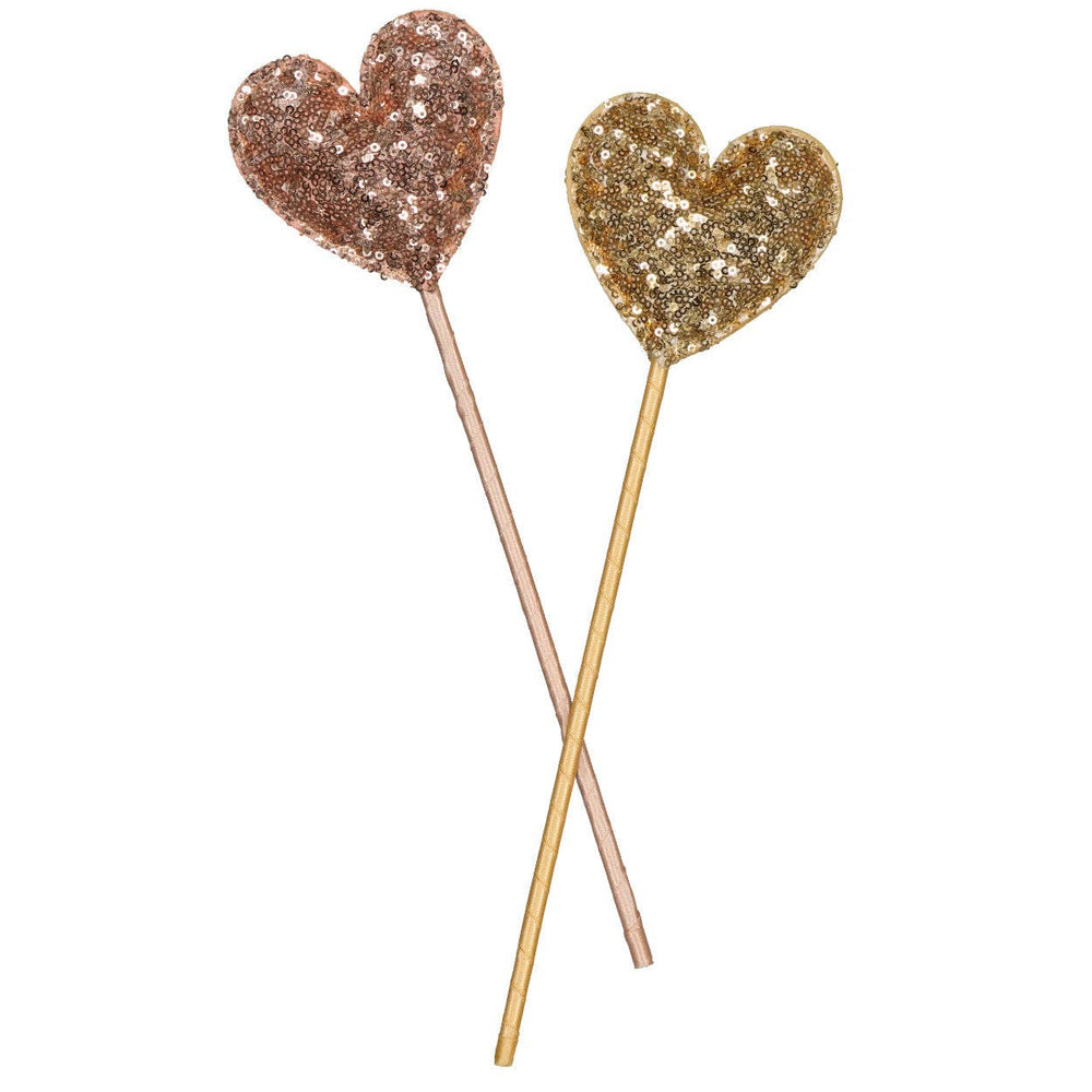 Baguette Magique - Cœur Sequins Or