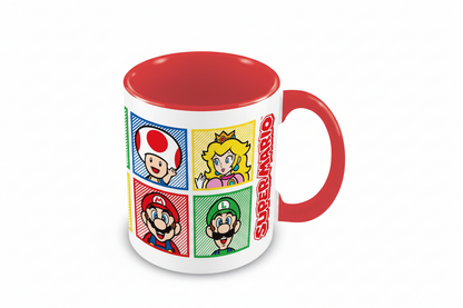 Super Mario Mug - Mario, Luigi, Toad and Peach