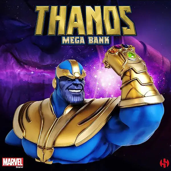 Marvel Deluxe Mega Bank Thanos Spaarpot