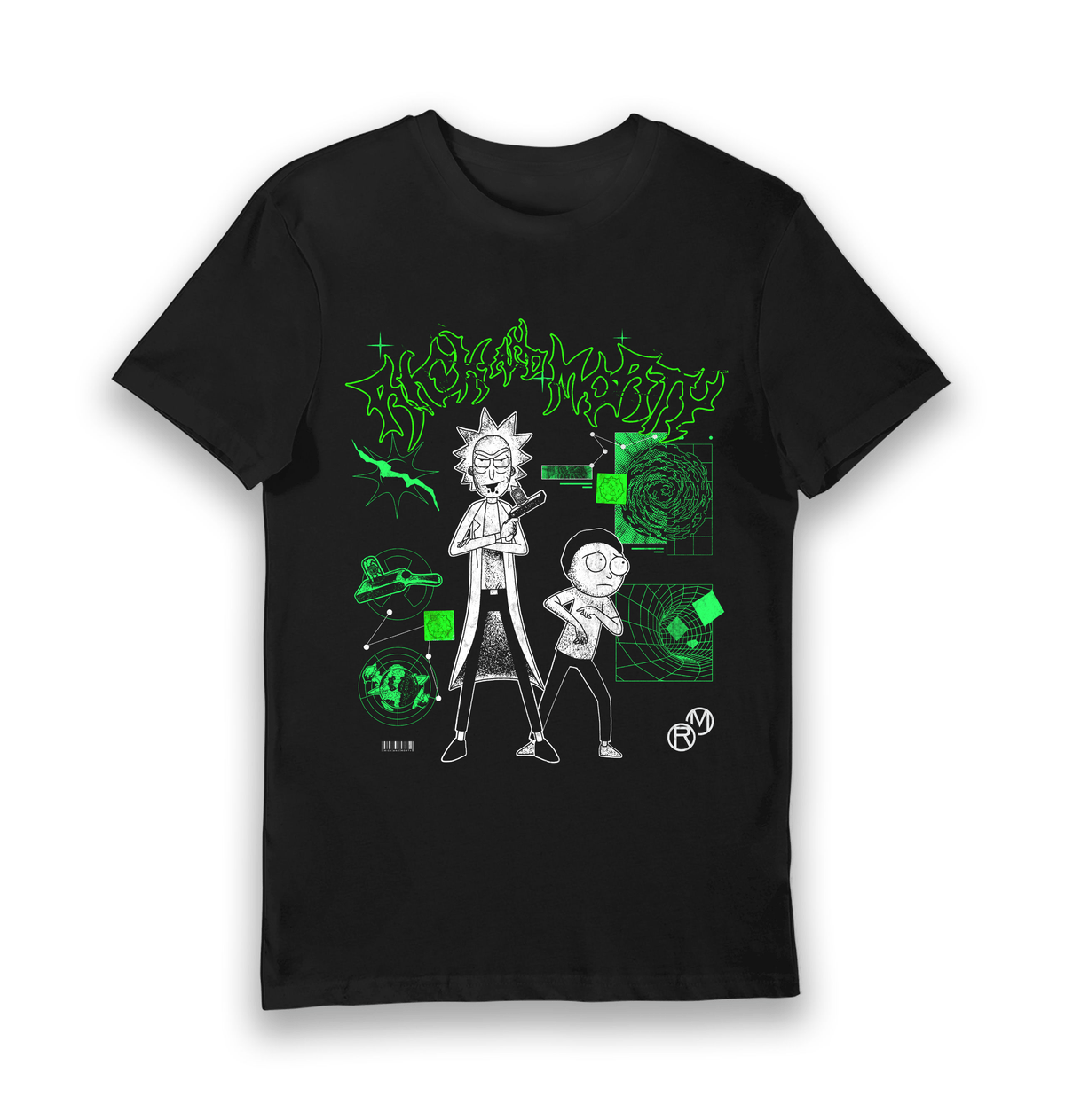 T-shirt adulte Rick and Morty Portal Math