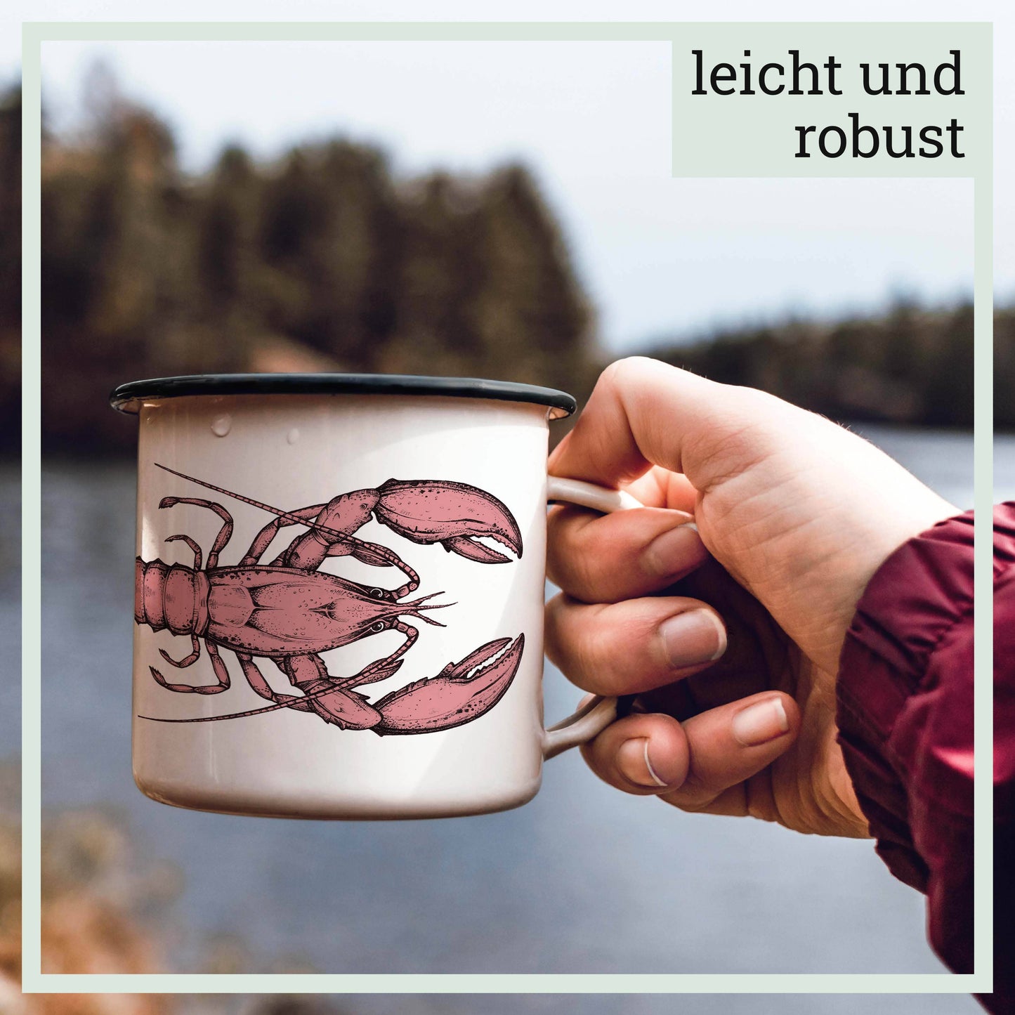 Caneca de verniz – Lagosta