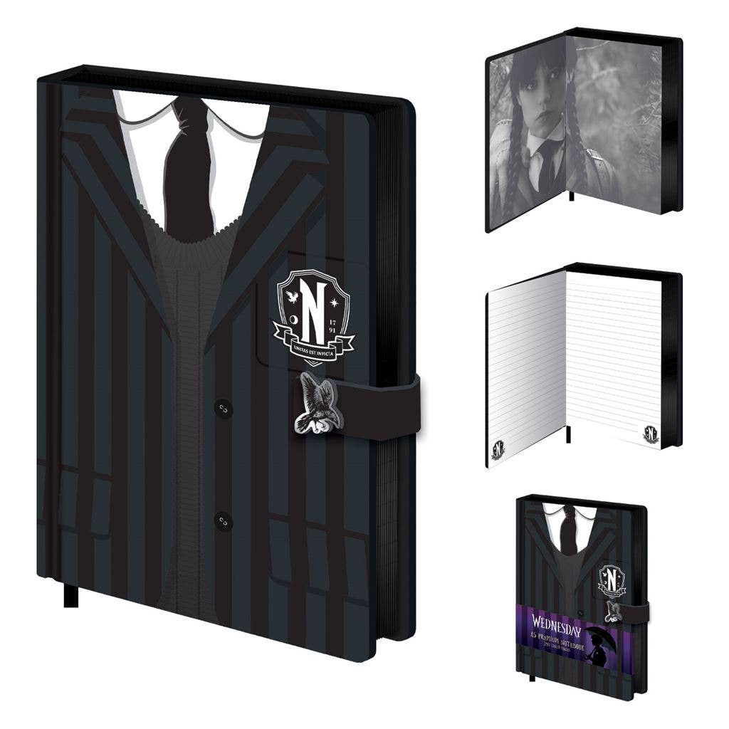 High-quality Wednesday notebook (uniform) (clasp)