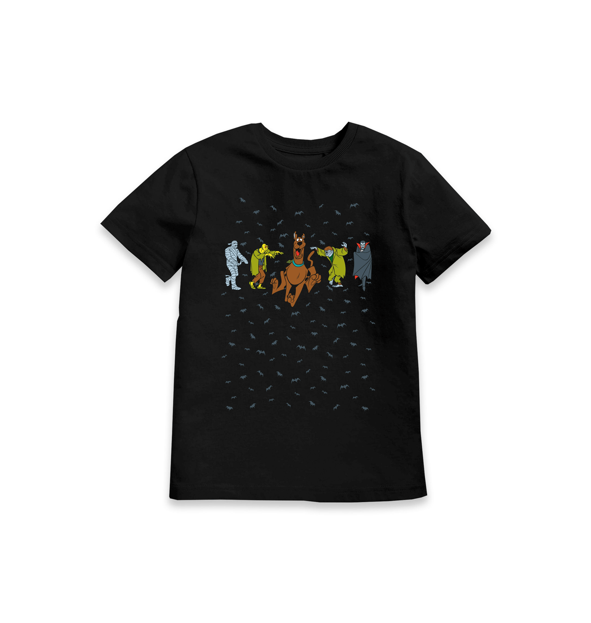 T-shirt enfant Scooby-Doo monstres et chauves-souris