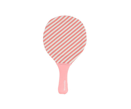 Stripes Bloom & Blush Neoprene Beach Paddles with Ball