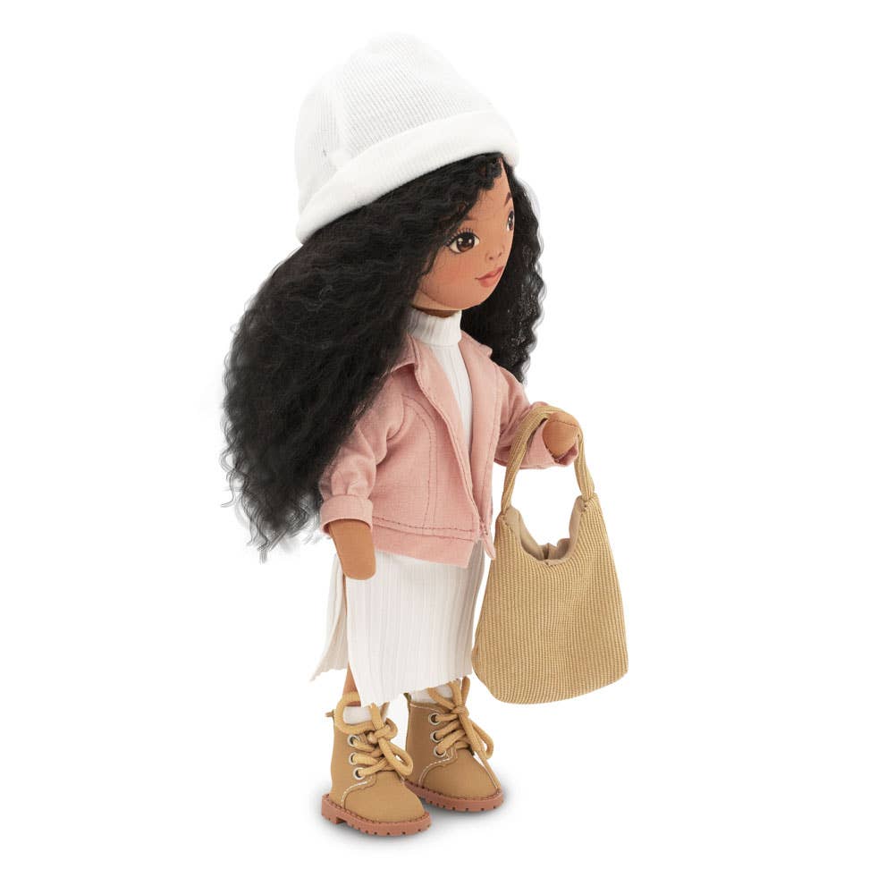 Tina-pop met roze jasje, 32 cm