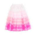 Roze rok met ruches