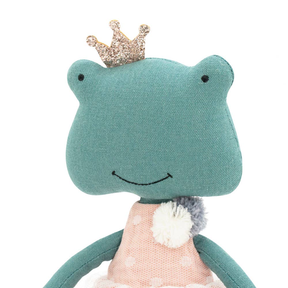 Peluche en coton, Fiona La Grenouille habillée-29cm-0+