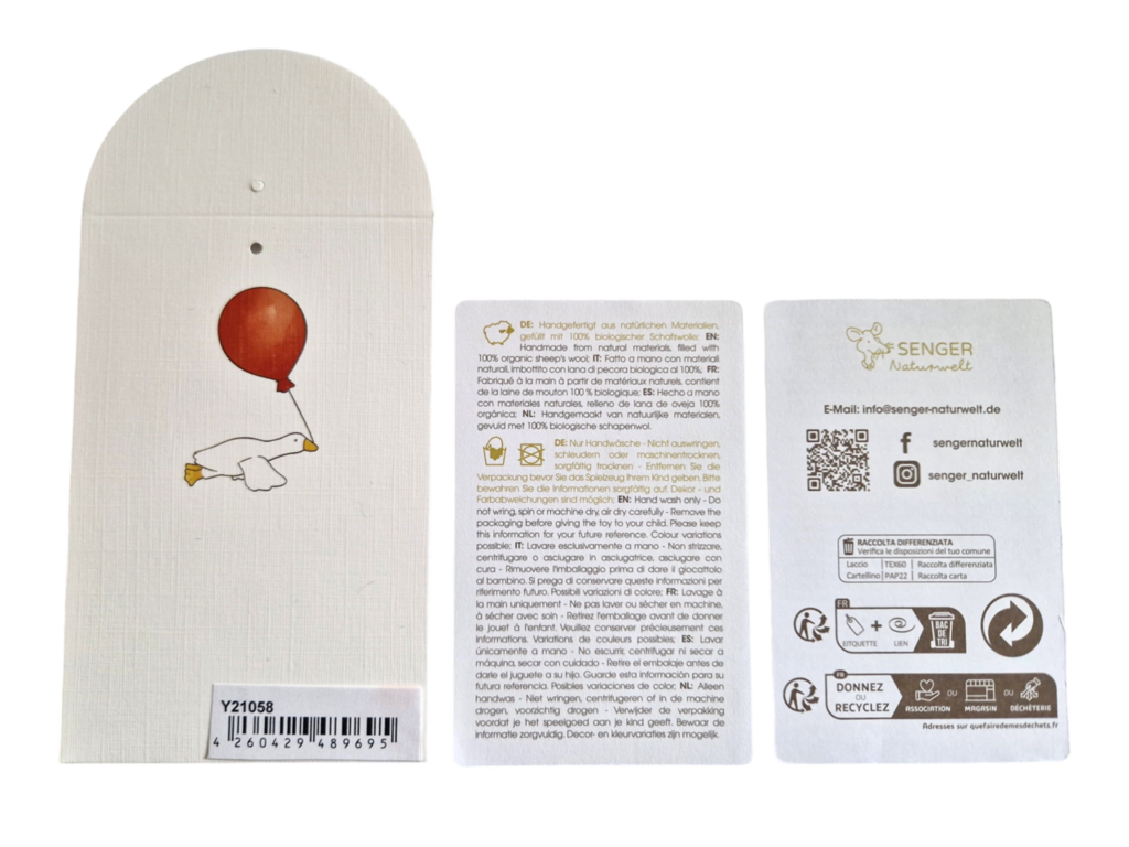 Small otter plush toy