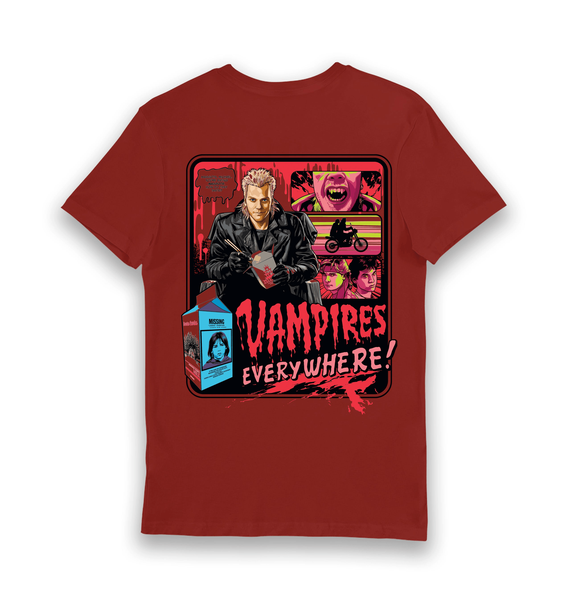 T-shirt adulte The Lost Boys David Vampires Everywhere recto-verso